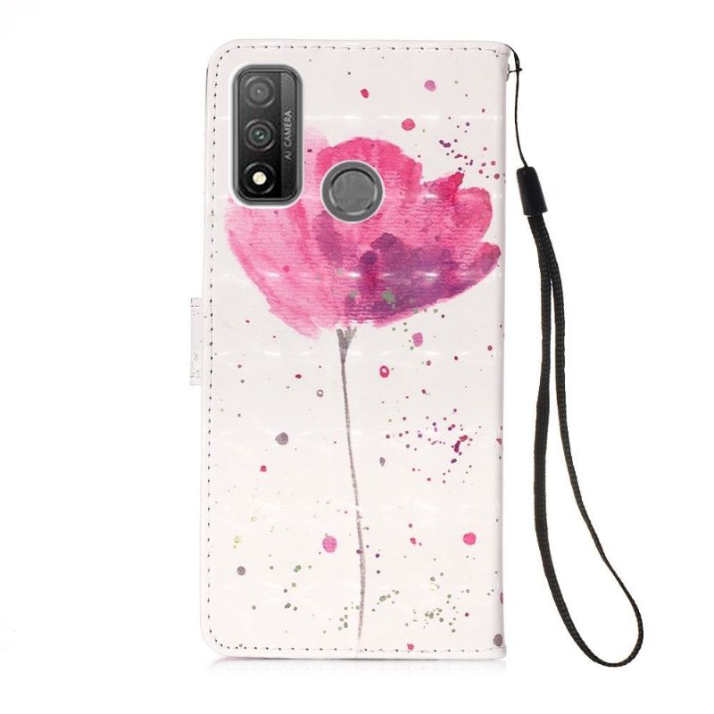 Housse Huawei P Smart 2020 fleur rose