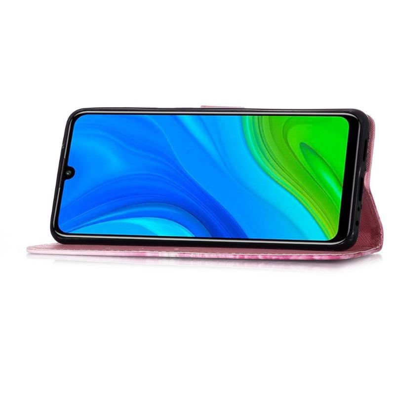 Housse Huawei P Smart 2020 fleur rose