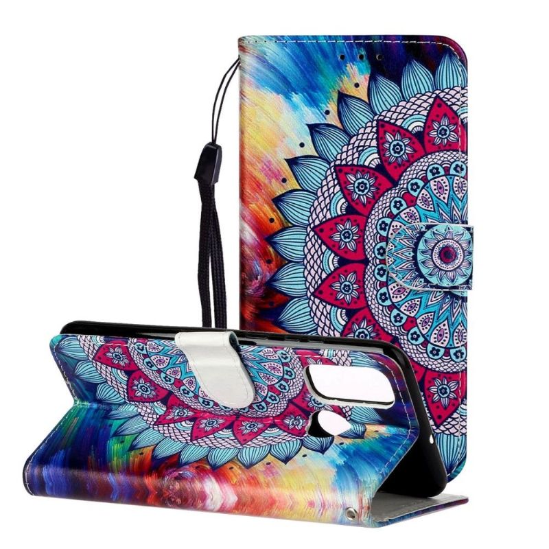 Housse Huawei P Smart 2020 mandala fleur