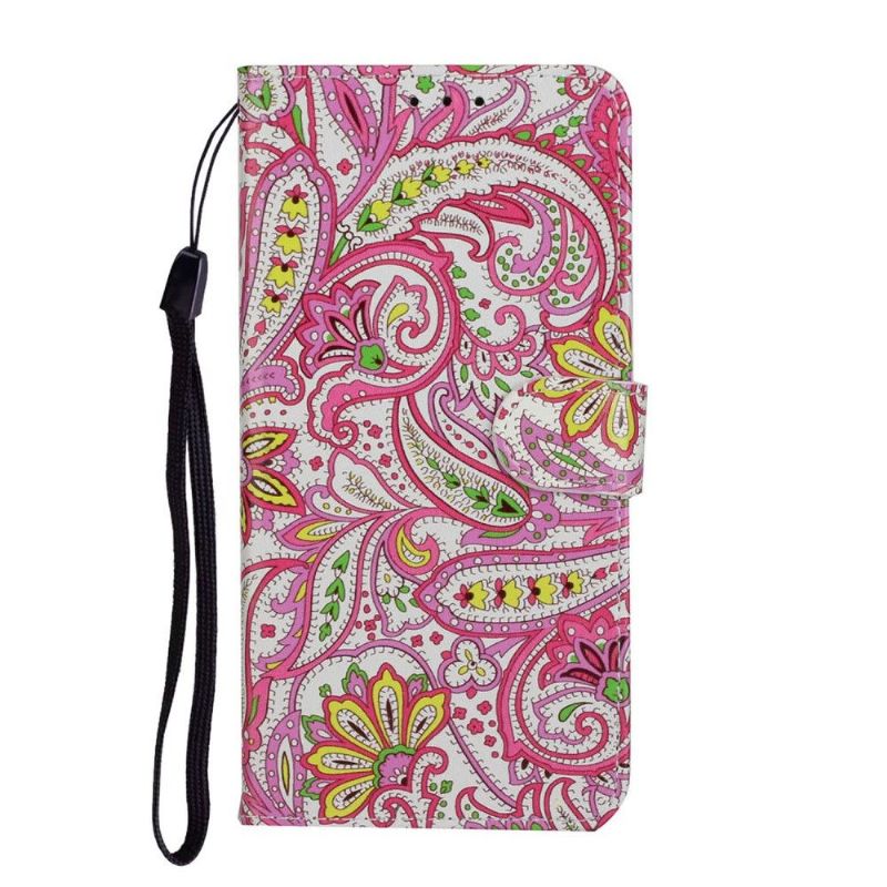 Housse Huawei P Smart 2020 paisley fleur