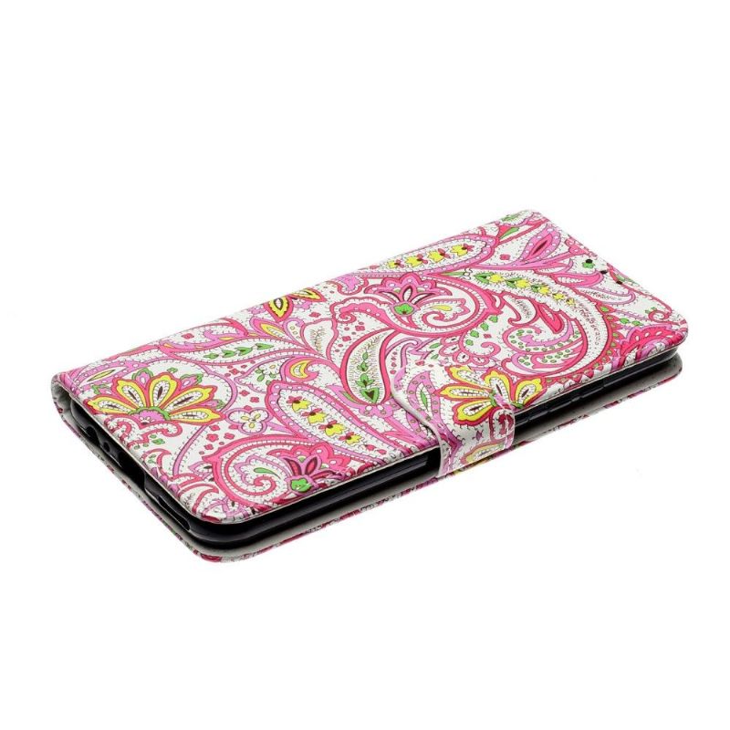 Housse Huawei P Smart 2020 paisley fleur