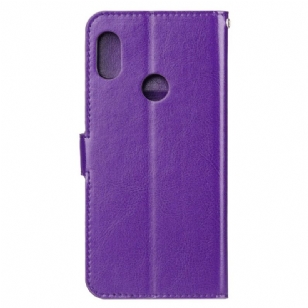 Housse Huawei P Smart 2020 Porte Cartes avec support - Violet