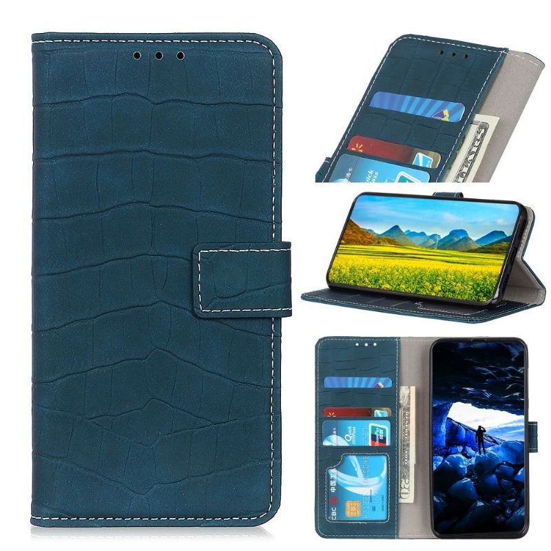 Housse Huawei P Smart 2020 Simili Cuir Effet Croco