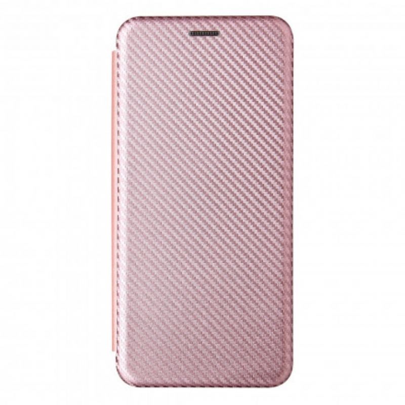 Flip Cover Vivo Y33s / Y21 / Y21s Silicone Carbone Coloré