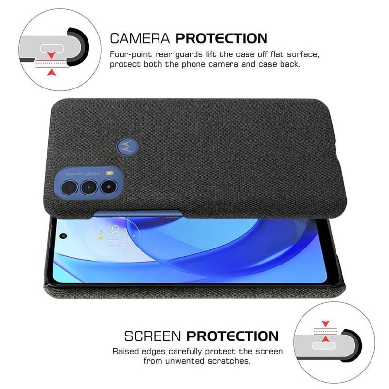 Coque Moto E40 / E30 / E20 KSQ Tissu