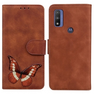 Housse Moto E40 / E30 / E20 Skin-Touch Papillon