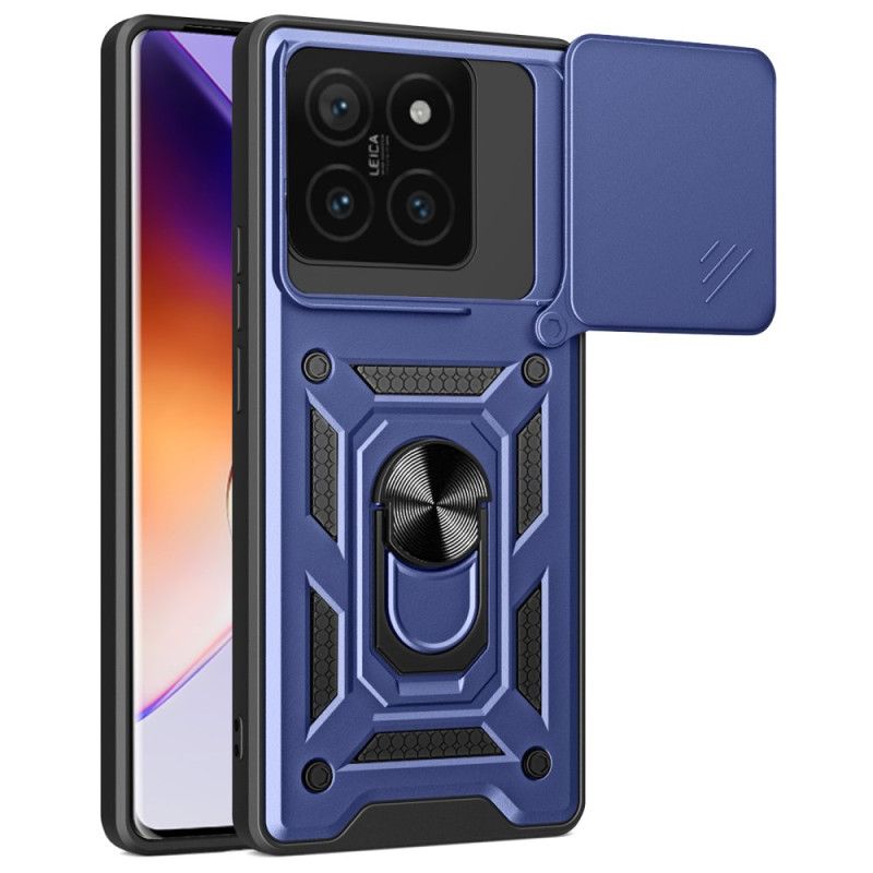 Coque Xiaomi 14T Protection Camera Coulissante et Support