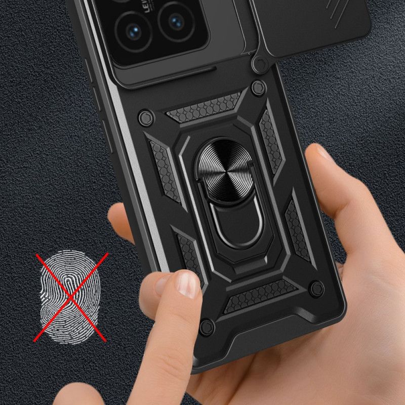 Coque Xiaomi 14T Protection Camera Coulissante et Support