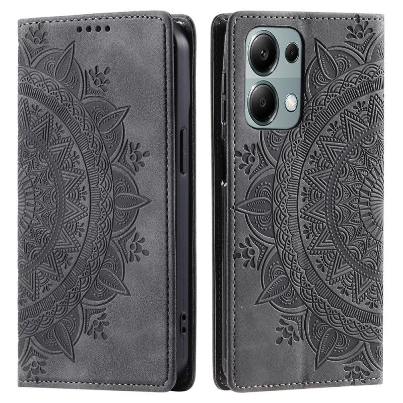 Flip Cover Xiaomi 14T Effet Daim Mandala