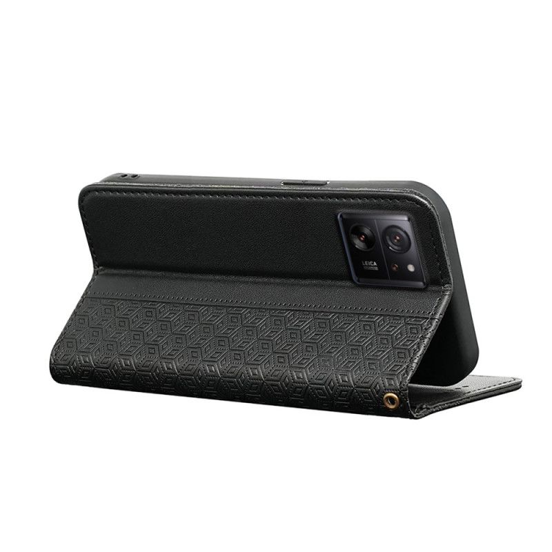 Flip Cover Xiaomi 14T Motif Quadrillé