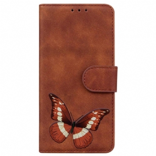 Housse Xiaomi 14T Effet Daim Papillon