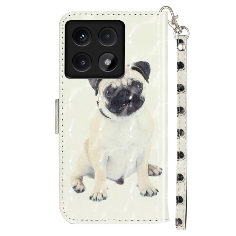 Housse Xiaomi 14T Motif Chien à Lanière