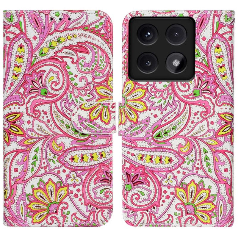 Housse Xiaomi 14T Motif Floral Premium