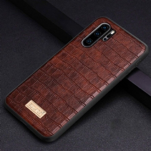 Coque Huawei P30 Pro SULADA Croco Effet Cuir