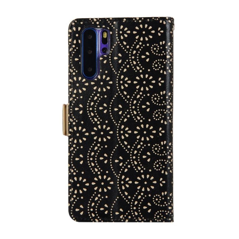 Housse Huawei P30 Pro Dentelle Fleur