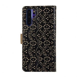 Housse Huawei P30 Pro Dentelle Fleur