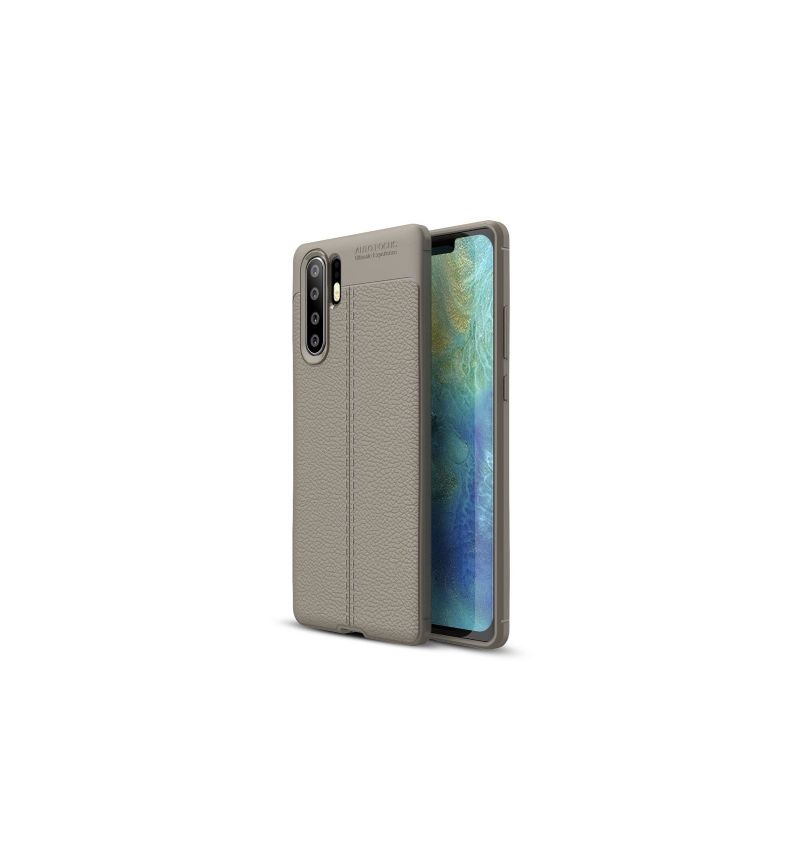 Huawei P30 Pro - Coque gel texturée style cuir