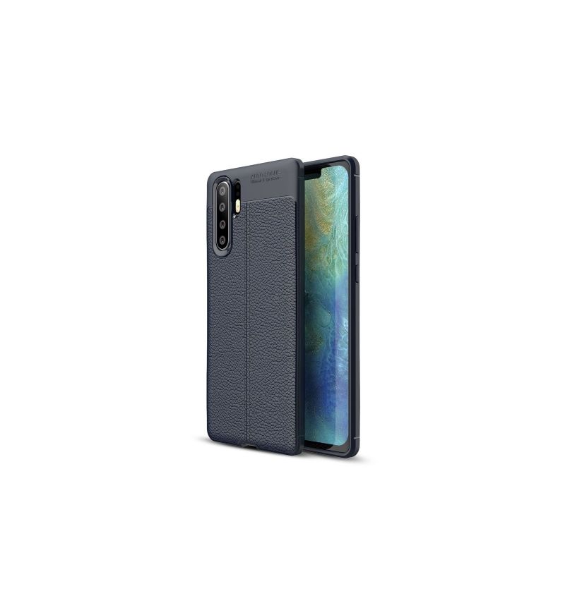 Huawei P30 Pro - Coque gel texturée style cuir