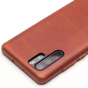 Huawei P30 Pro - Coque QIALINO cuir premium - Marron