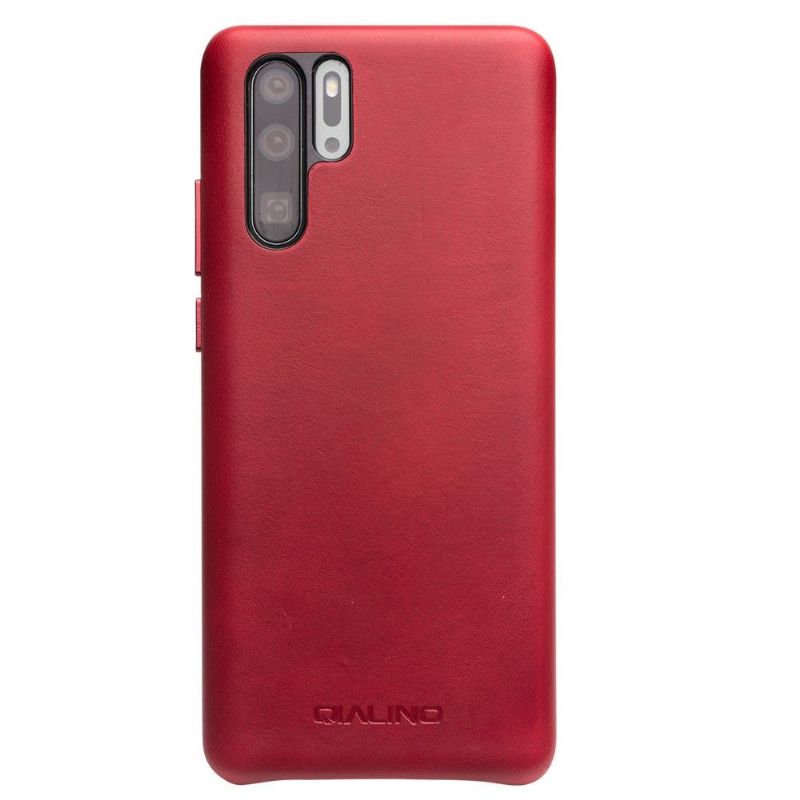 Huawei P30 Pro - Coque QIALINO cuir premium - Rouge