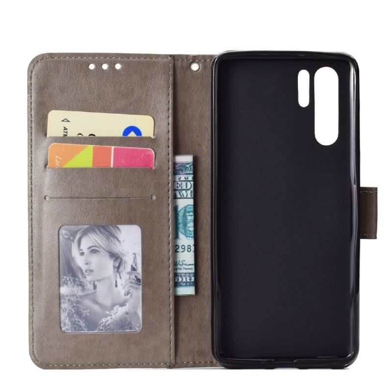 Huawei P30 Pro - Etui porte-cartes motif mandala