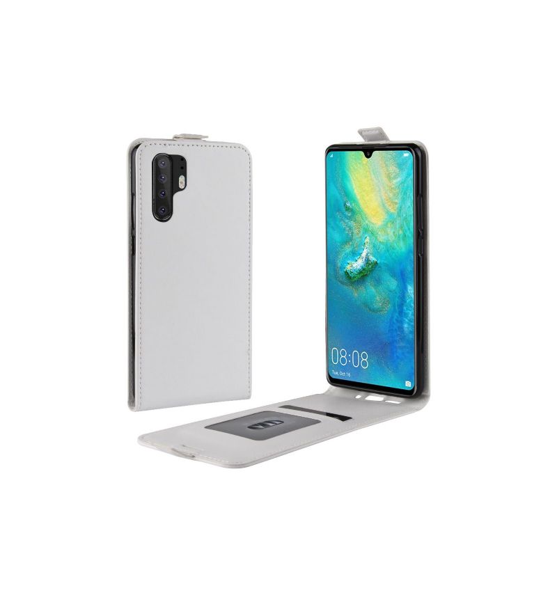 Huawei P30 Pro - Housse simili cuir avec rabat verticale