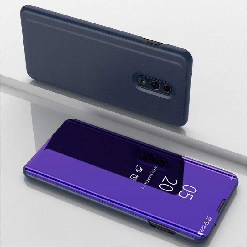 Oppo Reno - Coque avec rabat effet miroir