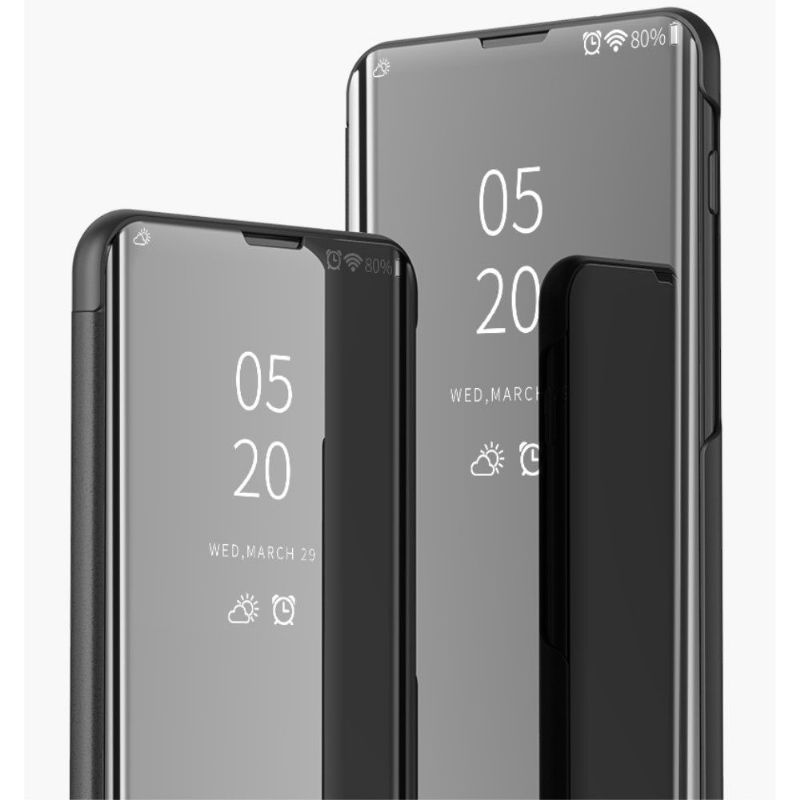 Oppo Reno - Coque avec rabat effet miroir