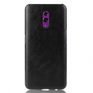 Oppo Reno - Coque effet cuir premium