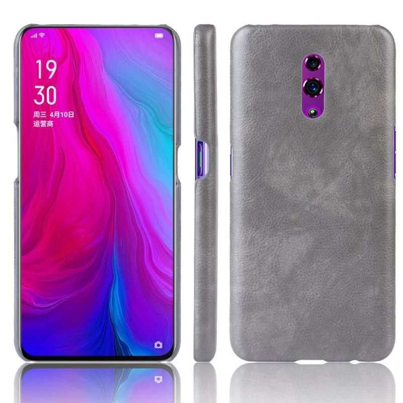 Oppo Reno - Coque effet cuir premium