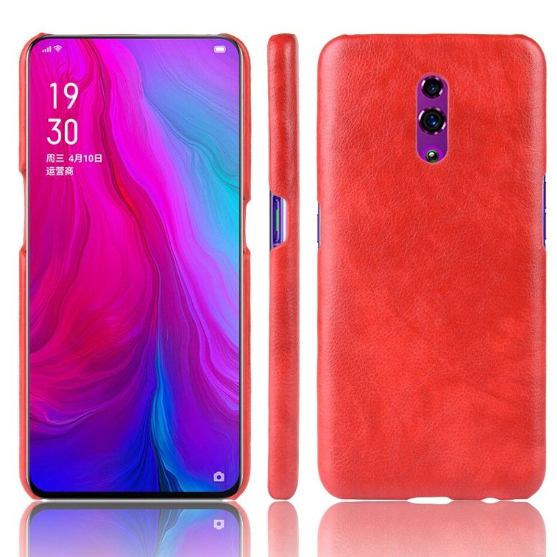 Oppo Reno - Coque effet cuir premium