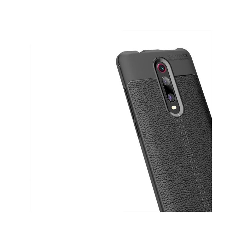 Xiaomi Mi 9T / Mi 9T Pro - Coque gel finition simili cuir