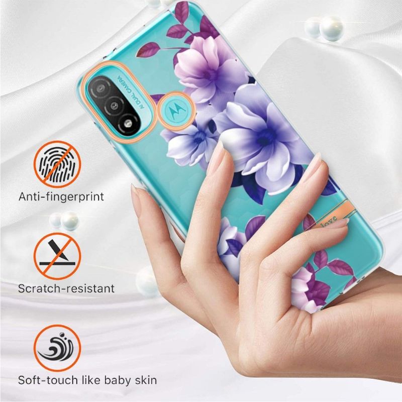 Coque Motorola Moto E20 / E30 / E40 Bégonia fleur