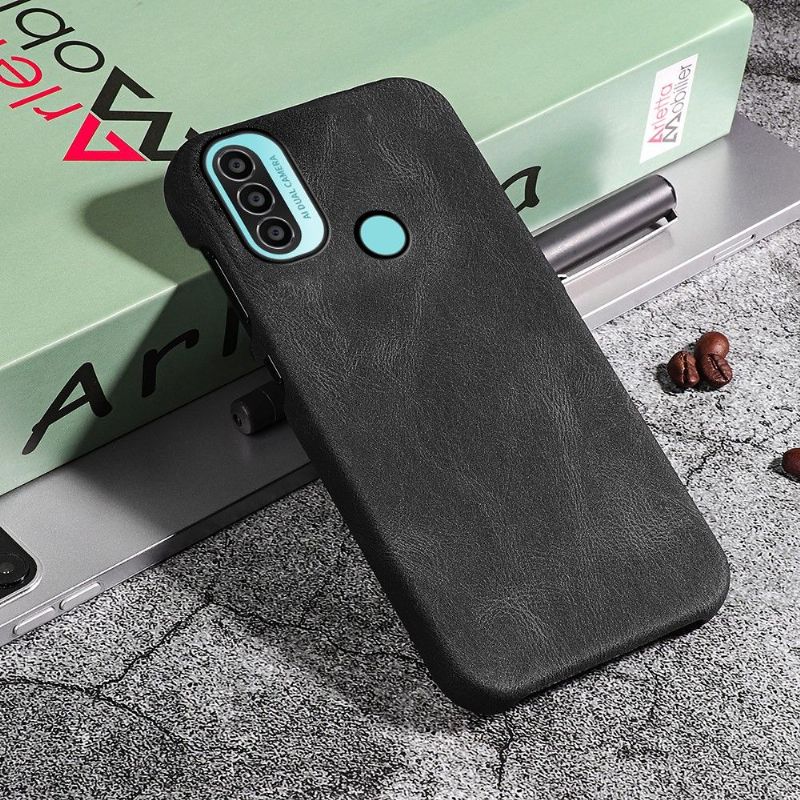 Coque Motorola Moto E20 / E30 / E40 imitation cuir