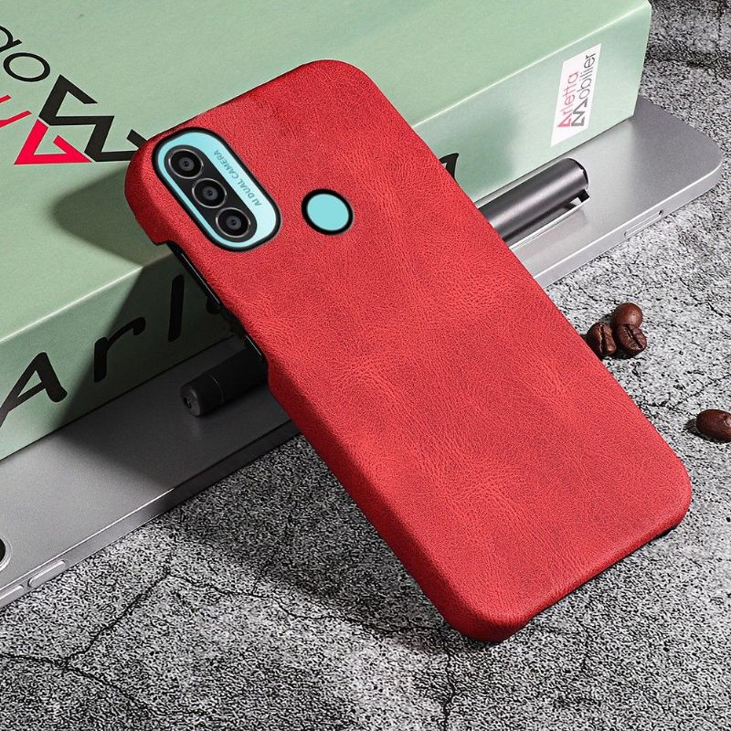 Coque Motorola Moto E20 / E30 / E40 imitation cuir