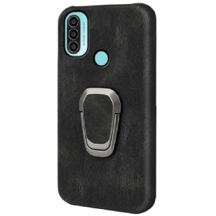 Coque Motorola Moto E20 / E30 / E40 imitation cuir avec support