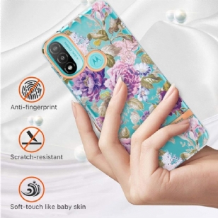 Coque Motorola Moto E20 / E30 / E40 La Pivoine violette