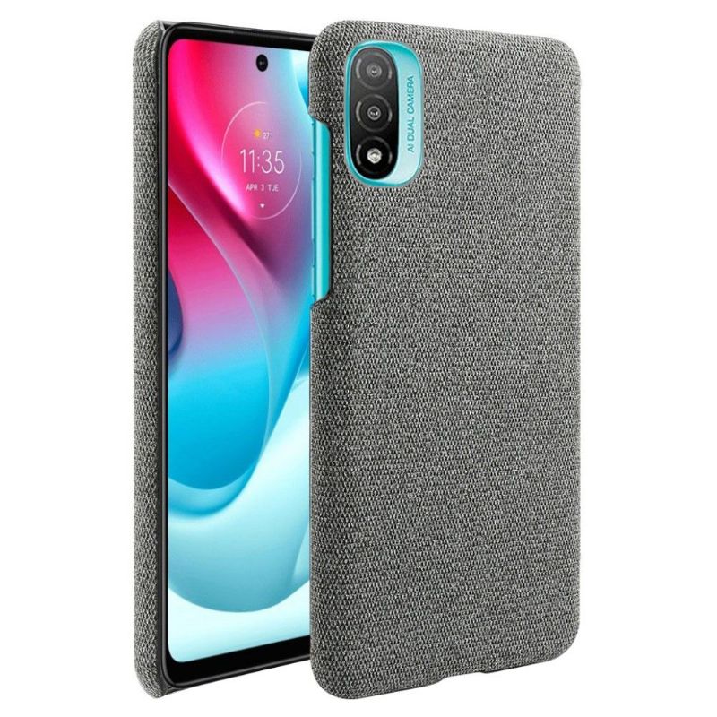 Coque Motorola Moto E20 / E30 / E40 revêtement tissu