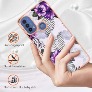 Coque Motorola Moto E40 / E30 / E20 Fleurs Exotiques