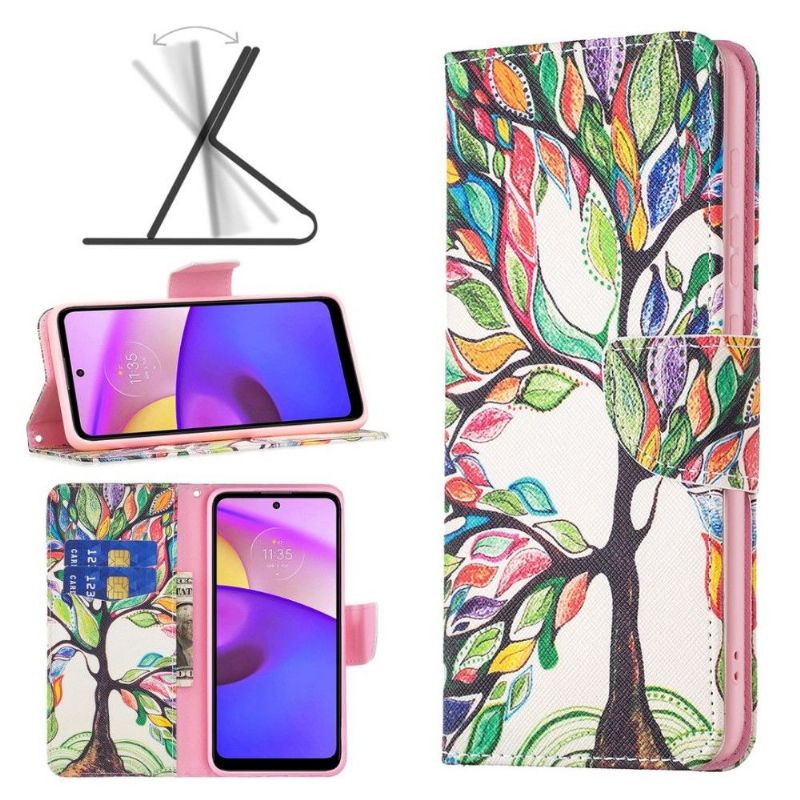 Housse Motorola Moto E40 / E30 / E20 dessin arbre