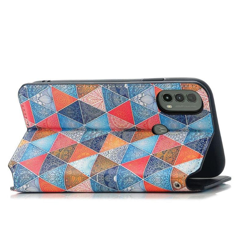 Housse Motorola Moto E40 / E30 / E20 Mandala Kaléidoscope