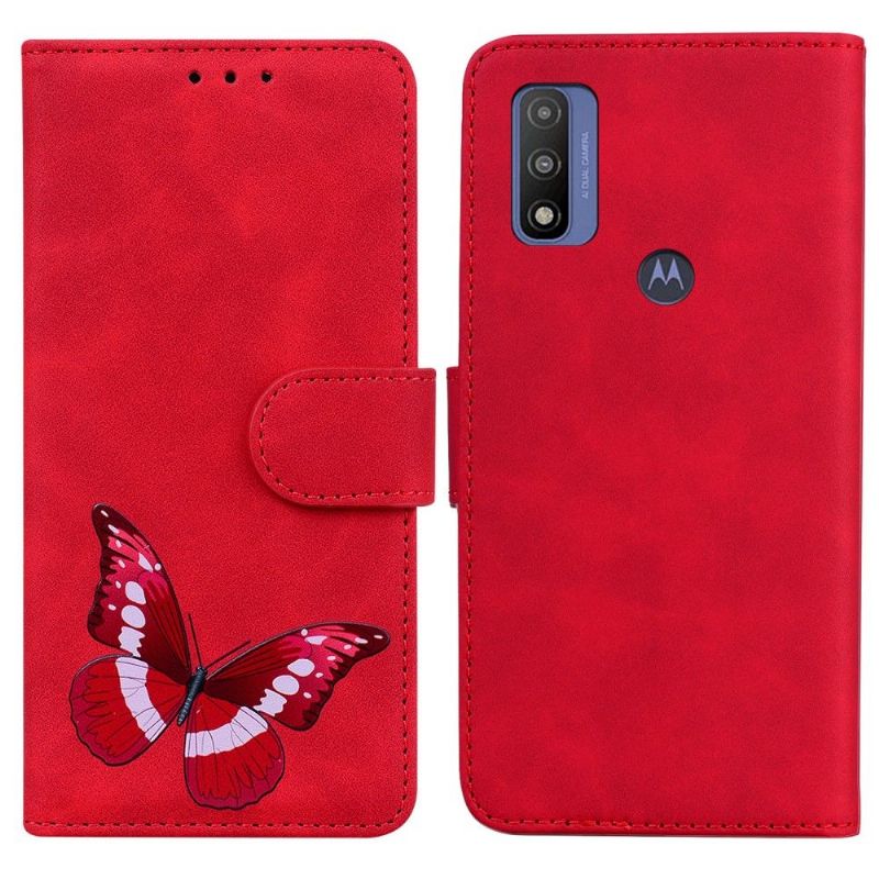 Housse Motorola Moto E40 / E30 / E20 Protection papillon coloré