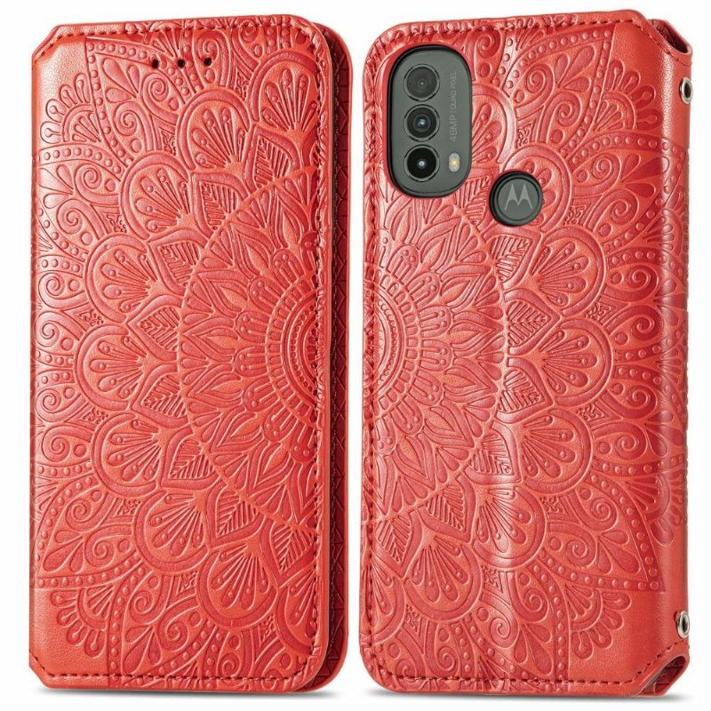 Motorola Moto E20 / E30 / E40 - Housse Flip Chic Mandala