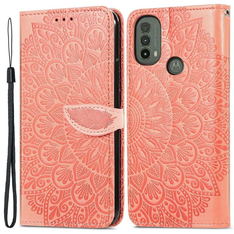 Motorola Moto E20 / E30 / E40 - Housse Mandala Leaf