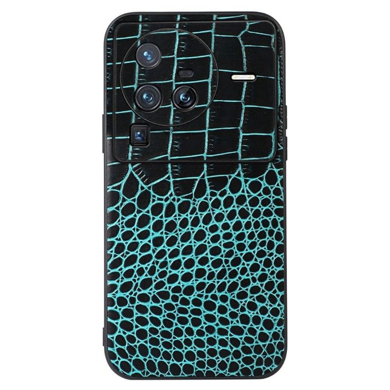 Coque Vivo X80 Pro Colette Cuir Effet Croco