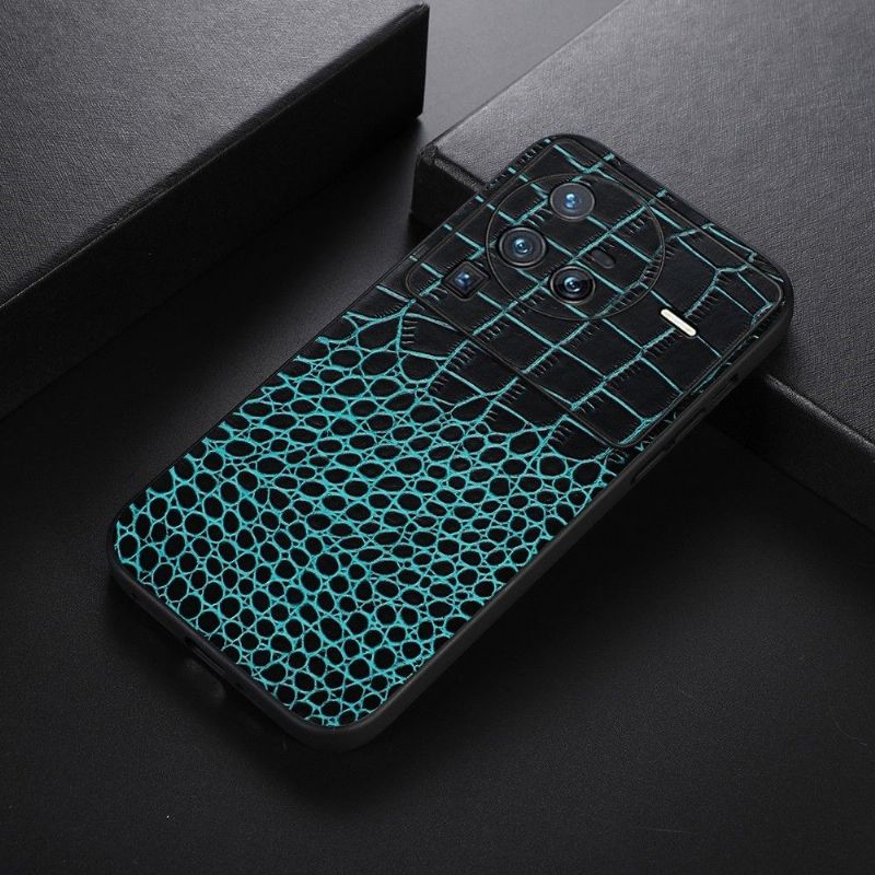 Coque Vivo X80 Pro Colette Cuir Effet Croco