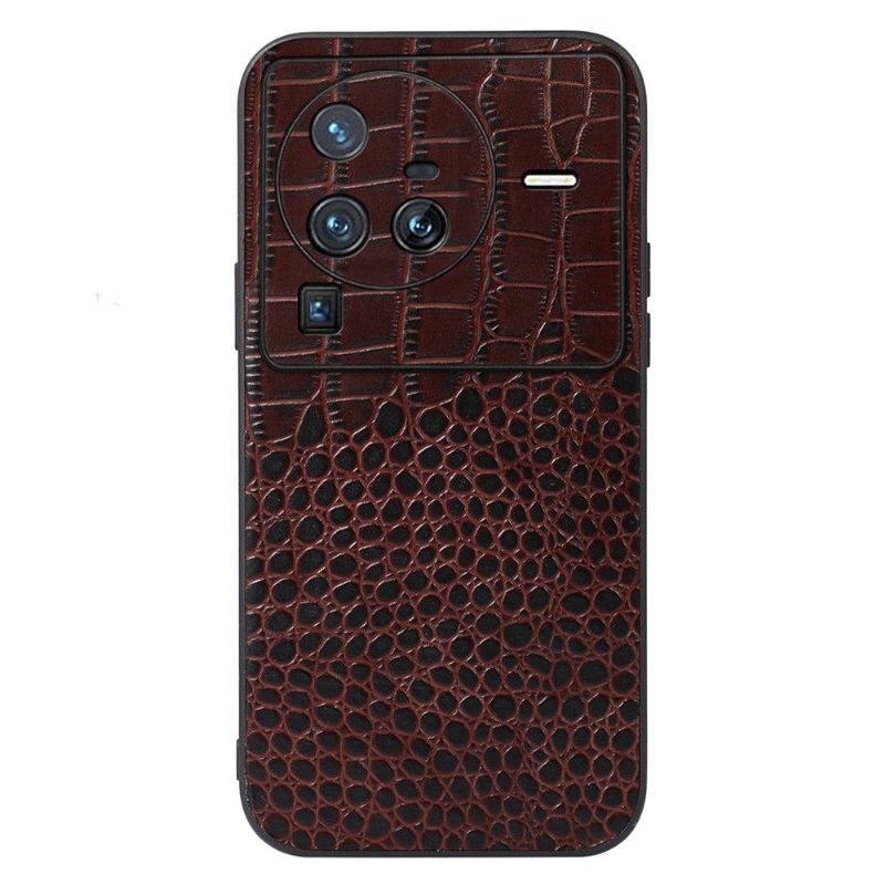 Coque Vivo X80 Pro Colette Cuir Effet Croco