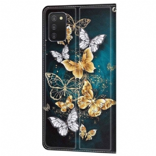 Housse Samsung Galaxy A03s Butterflies