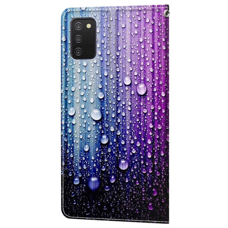 Housse Samsung Galaxy A03s Gouttes d'eau