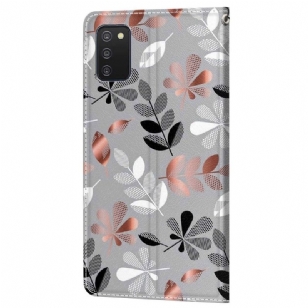 Housse Samsung Galaxy A03s Illustration feuilles sauvages